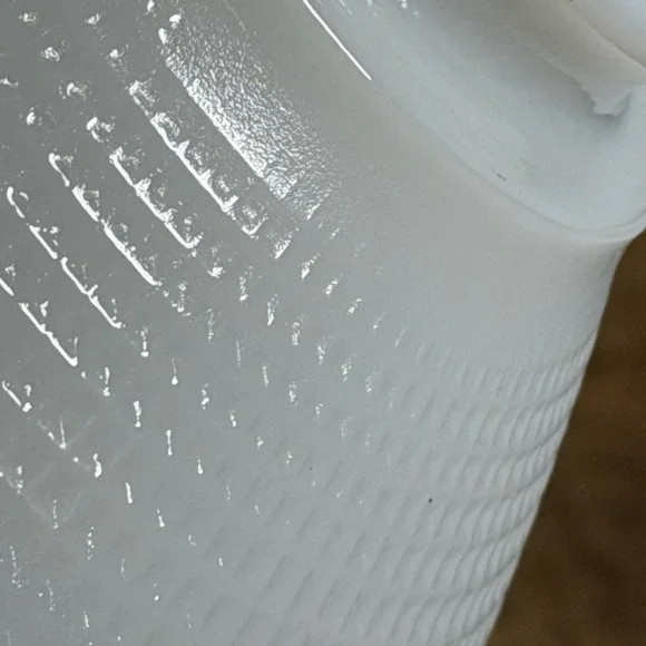 Vintage Milk Glass Stiffel Torchiere Lamp Shade Diffuser‎ 8 Waffle Pattern EVC